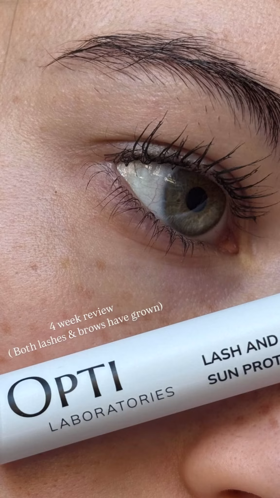 Instagram photo of lash serum