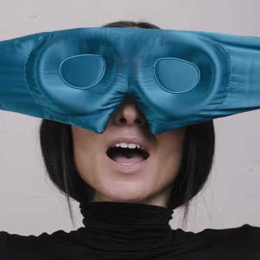 The luxurious 22 momme mulberry silk Opti Labs sleep mask